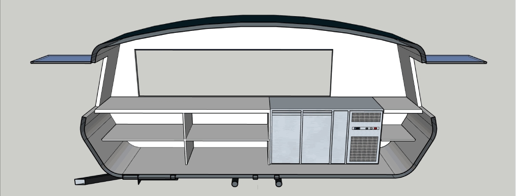 coffee trailer layout